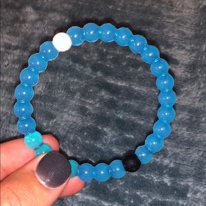 Blue clear lokai bracelet